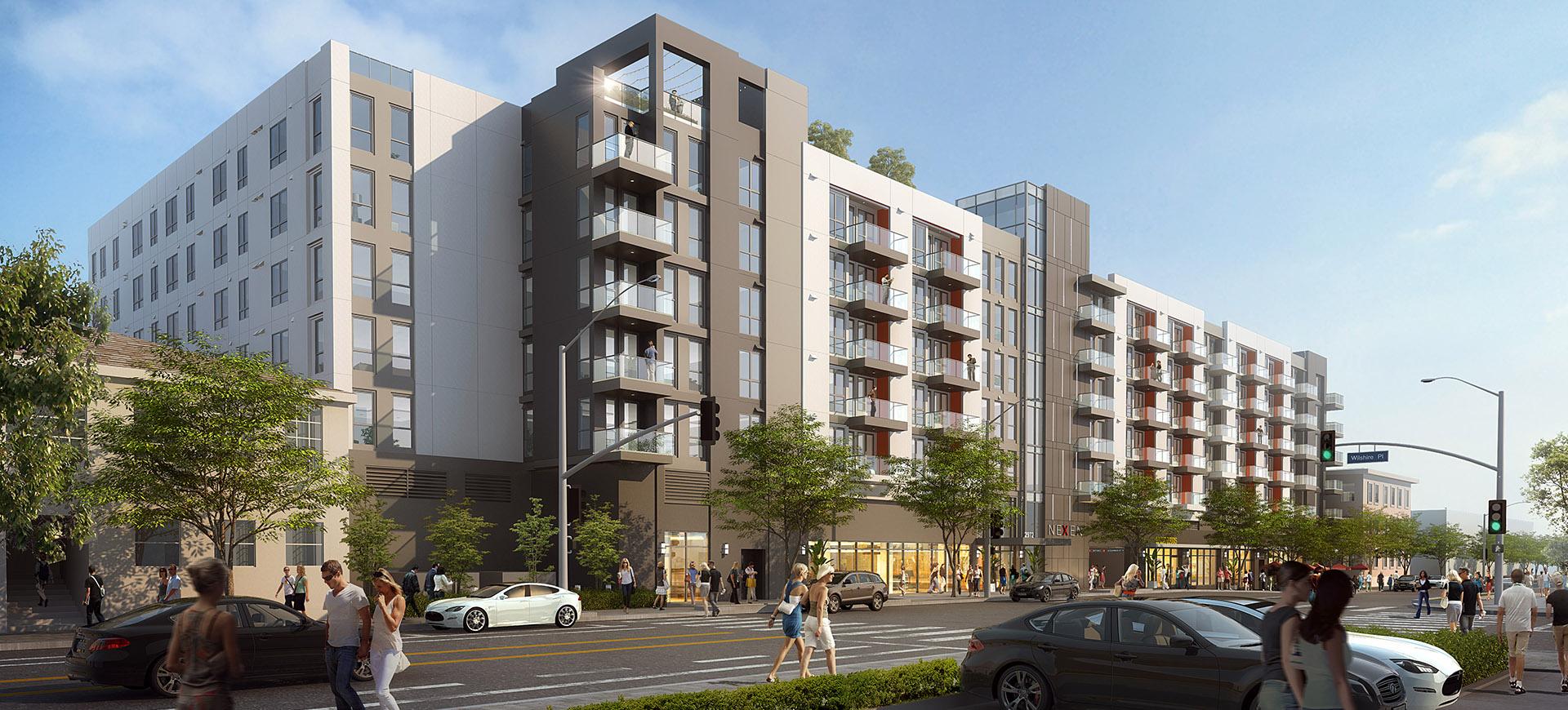 Seven-Story, 228-Unit Development Topped Out in Koreatown